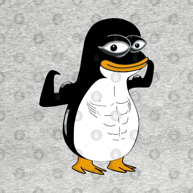 Linux Tux humorous tech-savvy playful meme by it-guys